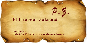 Pilischer Zotmund névjegykártya